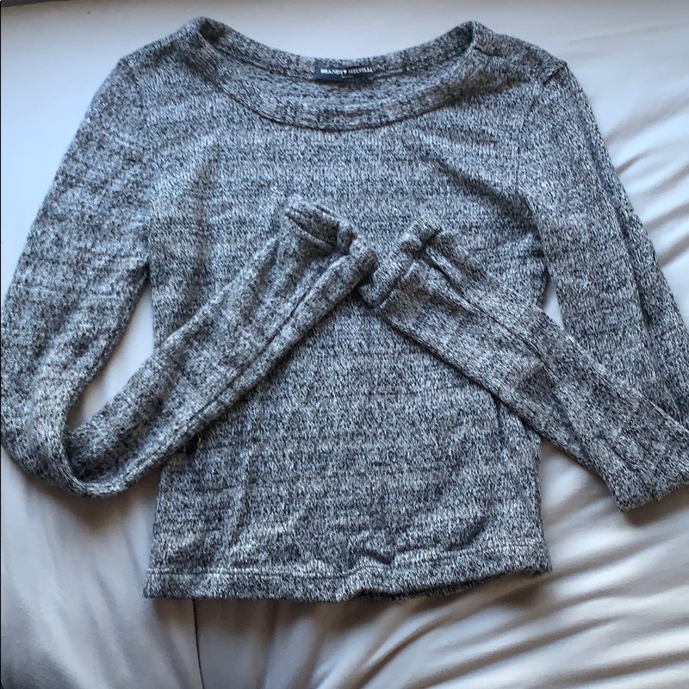 brandy melville sweater gray